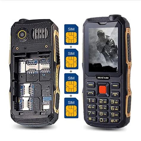 4 sim card smart mobile phone|4 sim button phone.